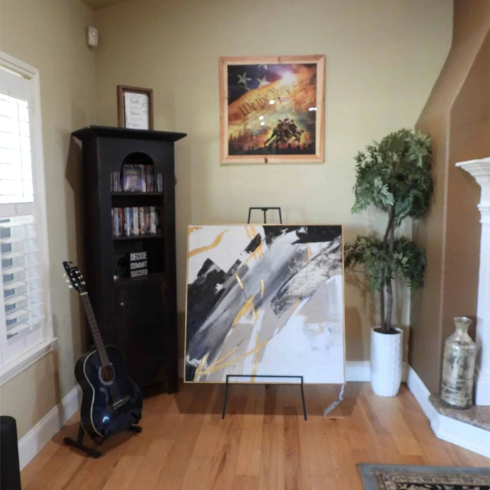 A room for holistic activities, such as art and music therapy.