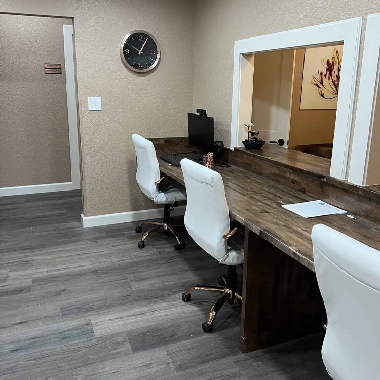 A room in our rehab in Sacramento, CA.