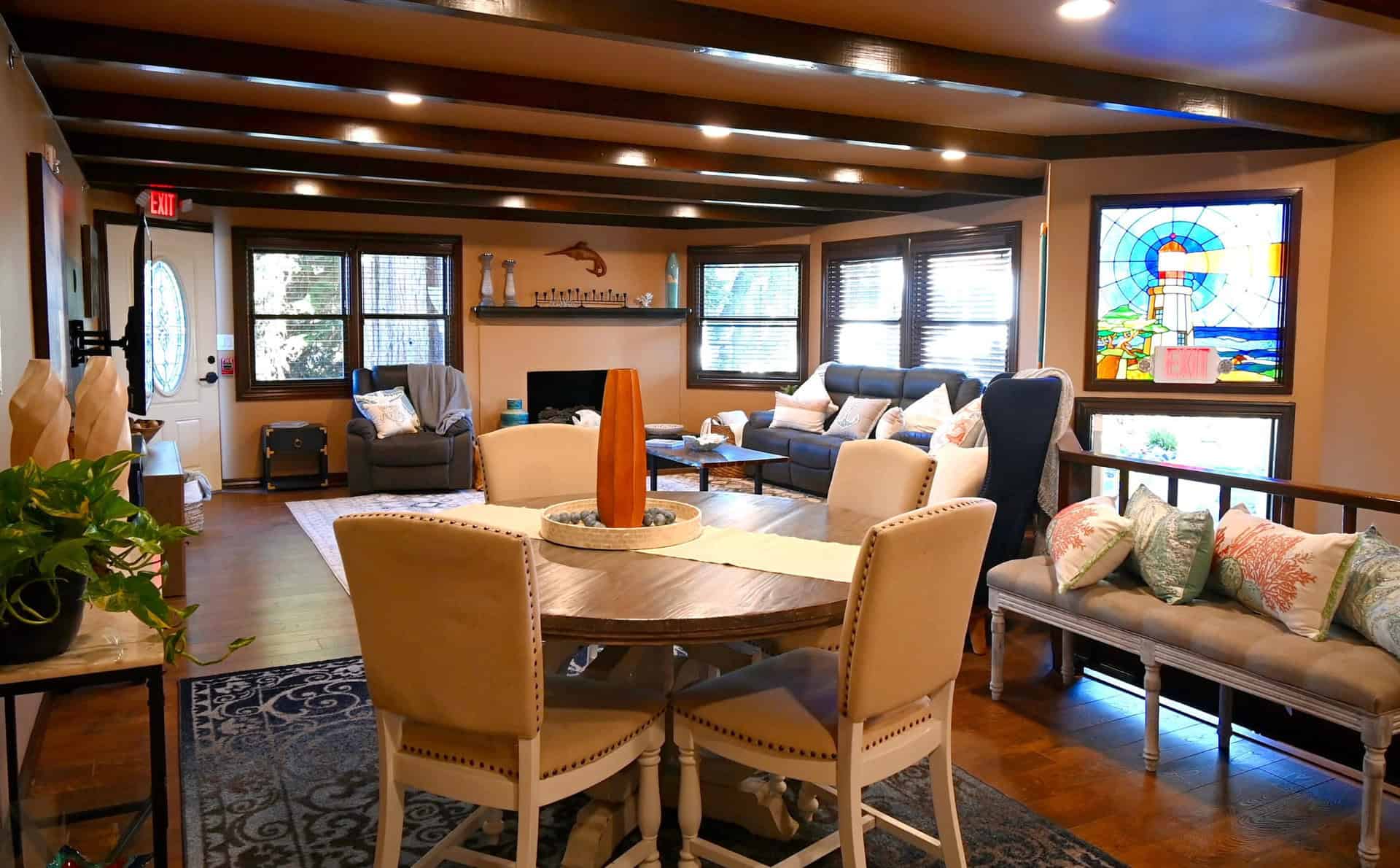 Living room at Sierra Health + Wellness in Monterey, CA. 